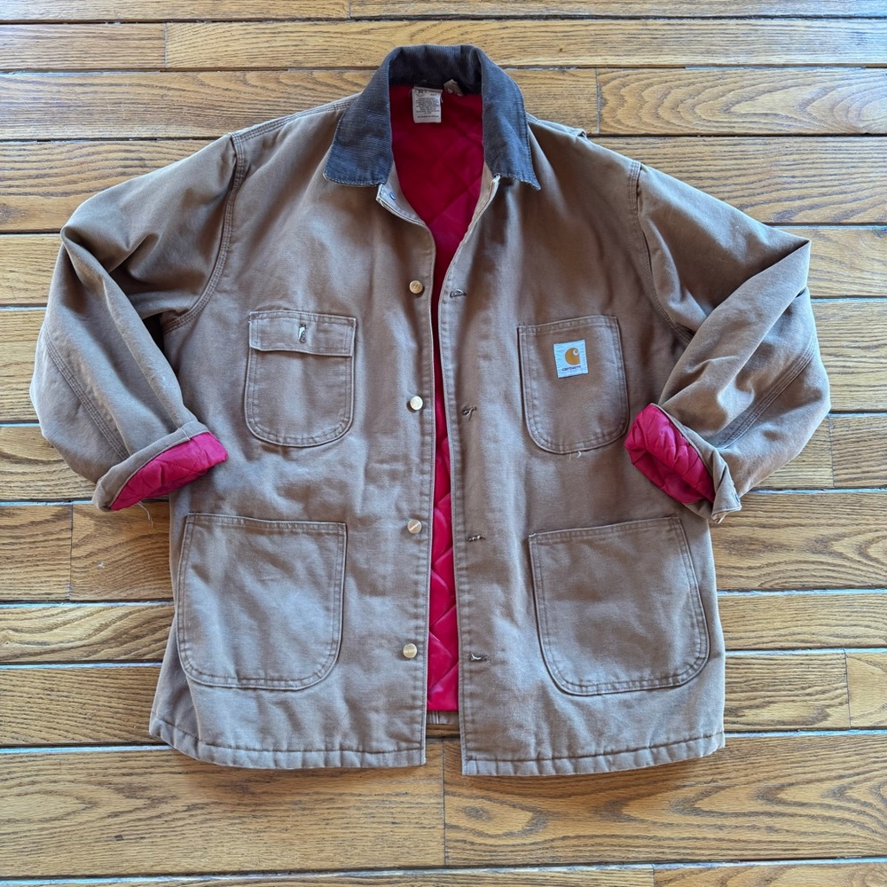 Vintage Made in USA Carhartt Chore Coat